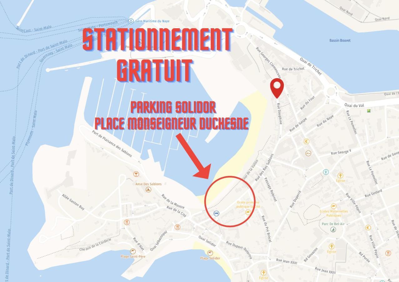 L'Atelier - Rdc - Plage 50M - Remparts 500M แซ็งต์มาโล ภายนอก รูปภาพ